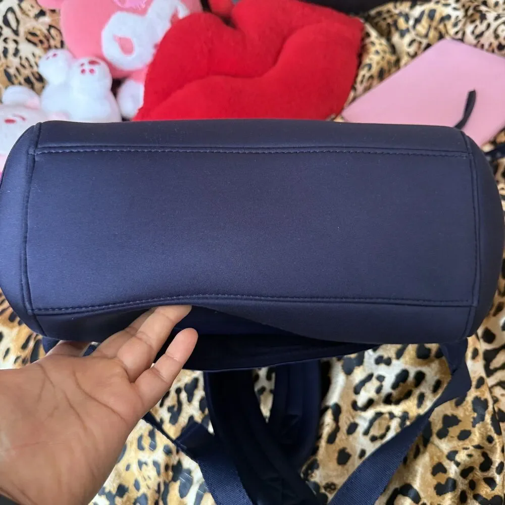 Dagne Dover Large Indi Navy  Neoprene Backpack Travel Vacation Diaper Bag
